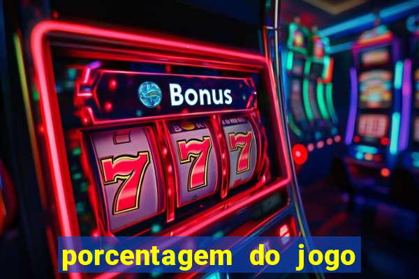 porcentagem do jogo fortune tiger